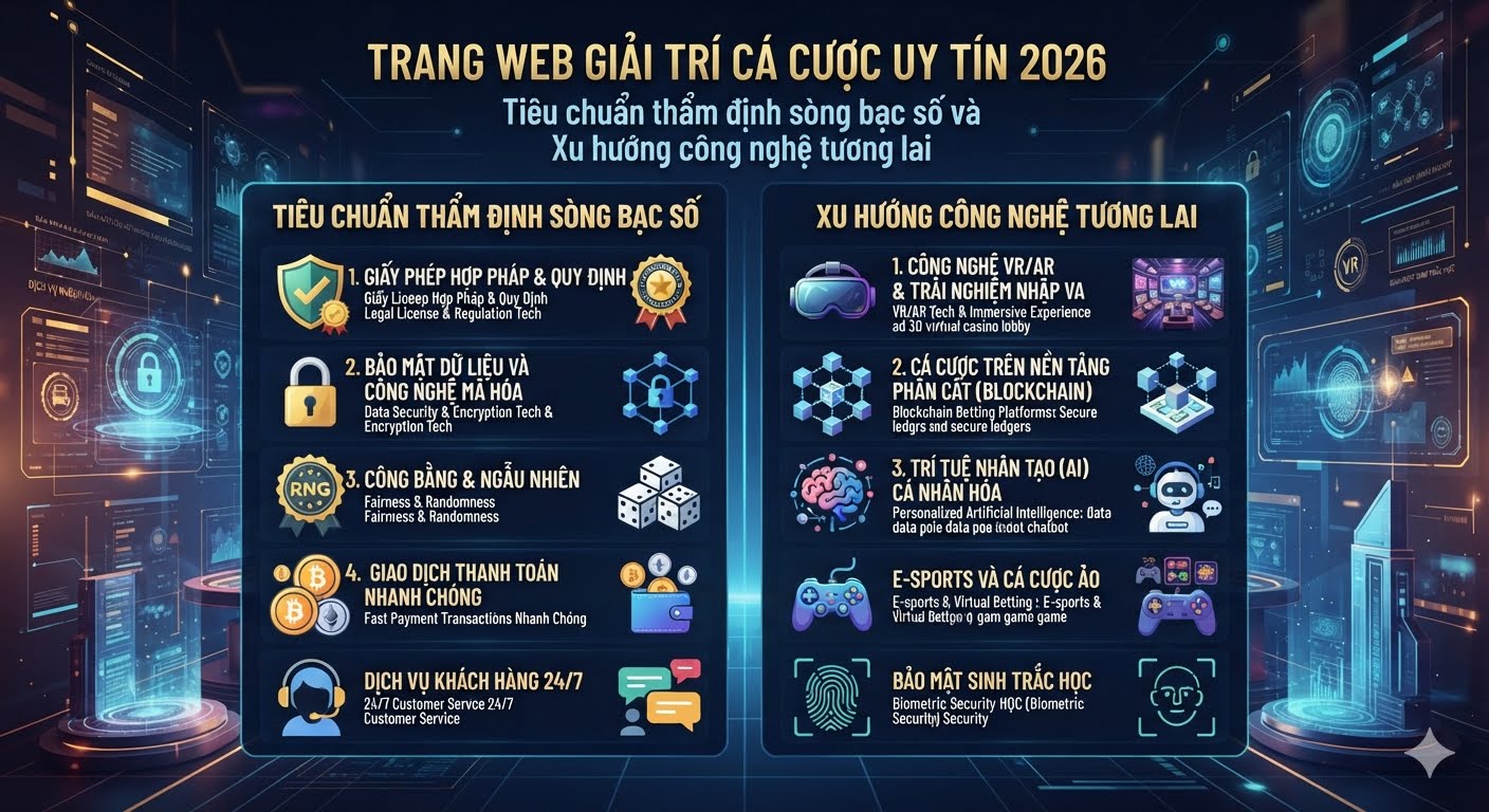Trang web giải trí cá cược uy tín 2026